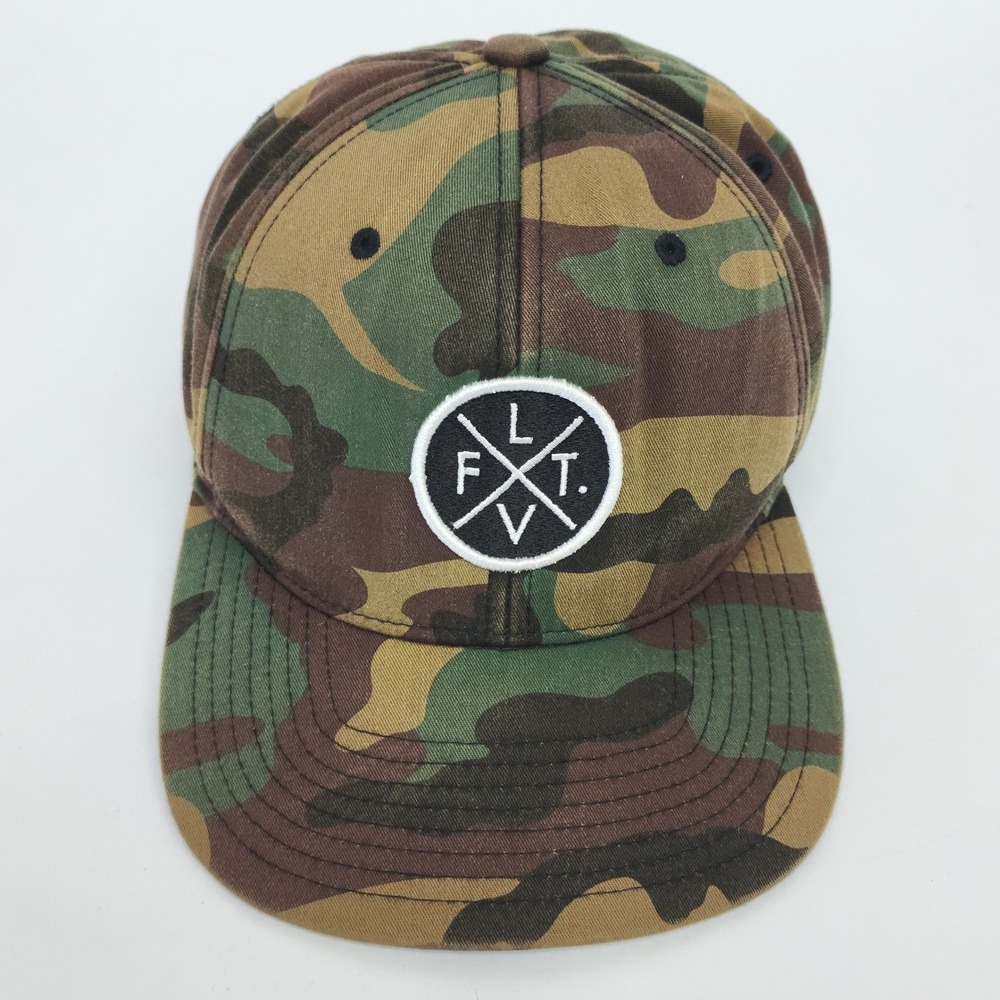 Live Fit Apparel LVFT Camo Snapback Hat Classic Fit Woodland Camouflage Cap